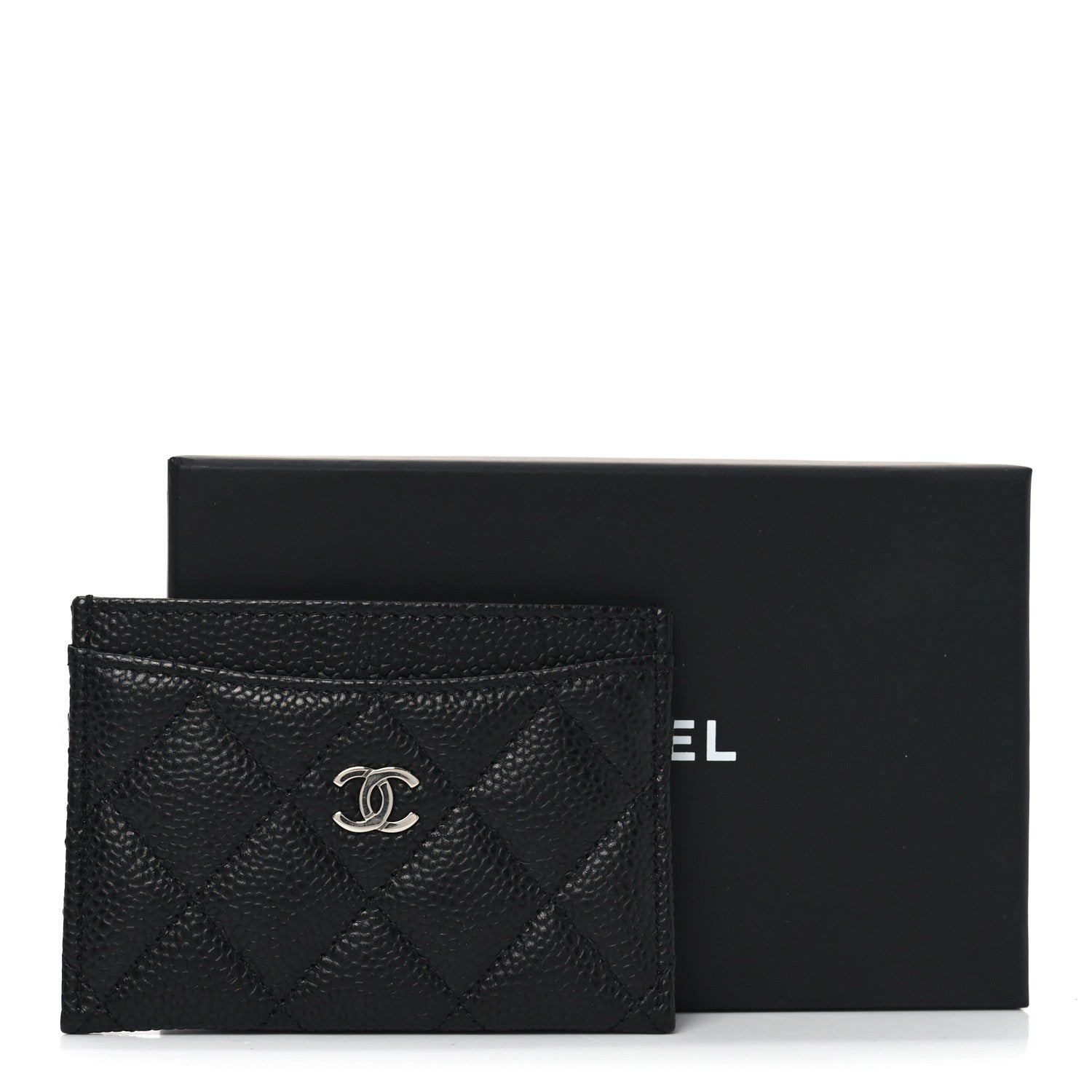 Chanel Caviar Quilted Card Holder Black 9 of 9