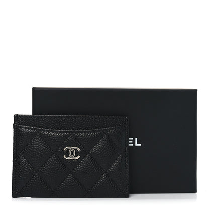 Chanel Caviar Quilted Card Holder Black 9 of 9