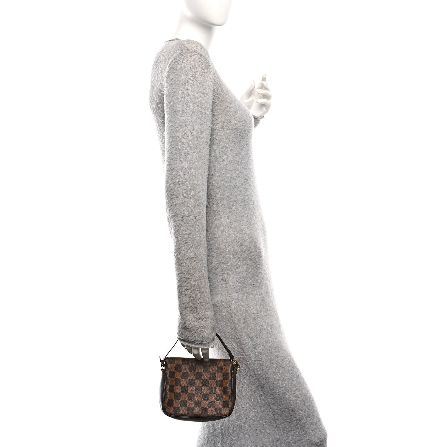 Louis Vuitton Damier Ebene Trousse Make Up Bag Pochette 2 of 10