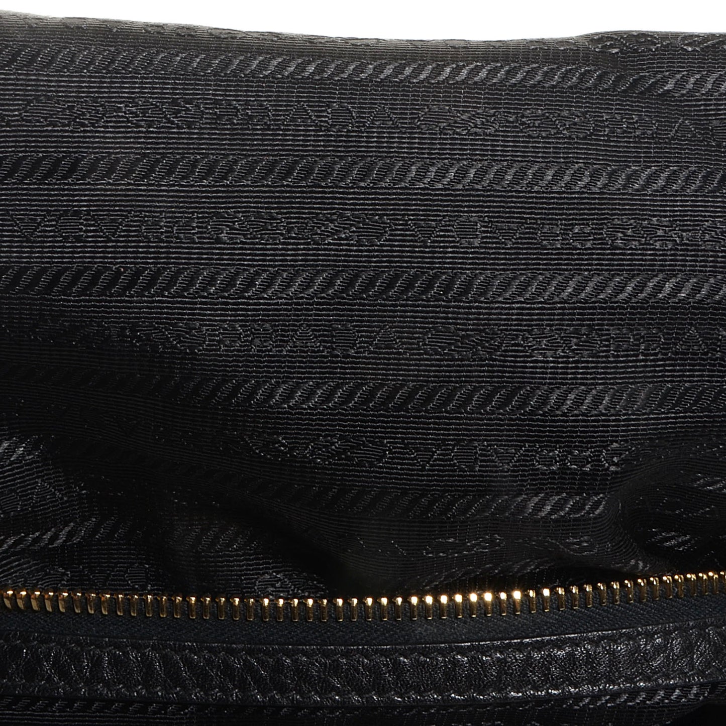 Vitello Daino Shoulder Flap Bag Nero Black