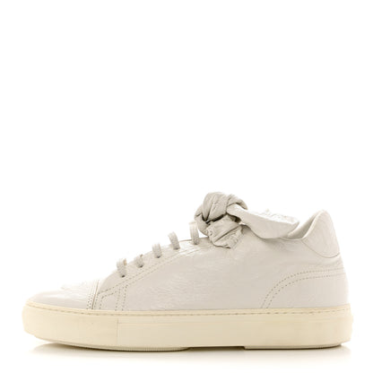 Chanel Crumpled Calfskin Womens CC Bow Sneakers 39.5 White 1 of 10