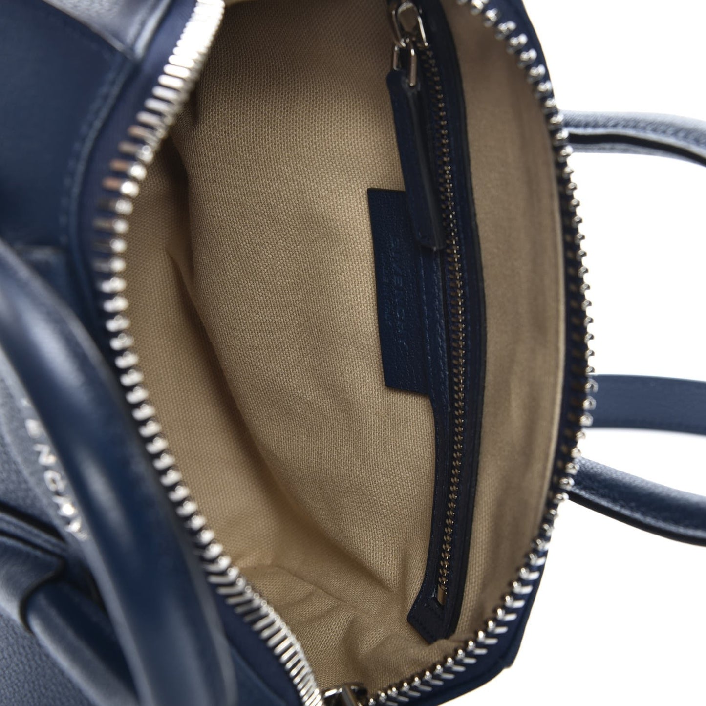 Sugar Goatskin Mini Antigona Navy