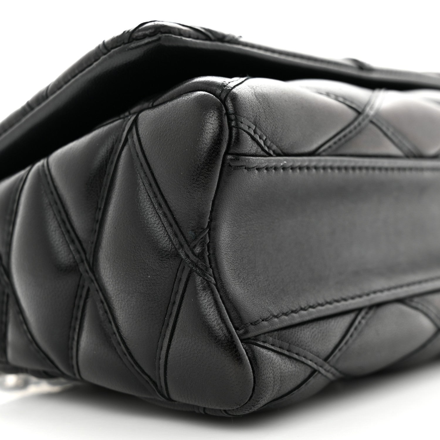 Louis Vuitton Lambskin Malletage GO-14 PM Black 8 of 12