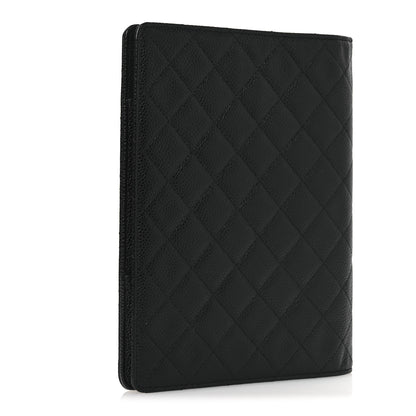 Chanel Caviar Quilted Large Agenda Cover Black 3 of 8