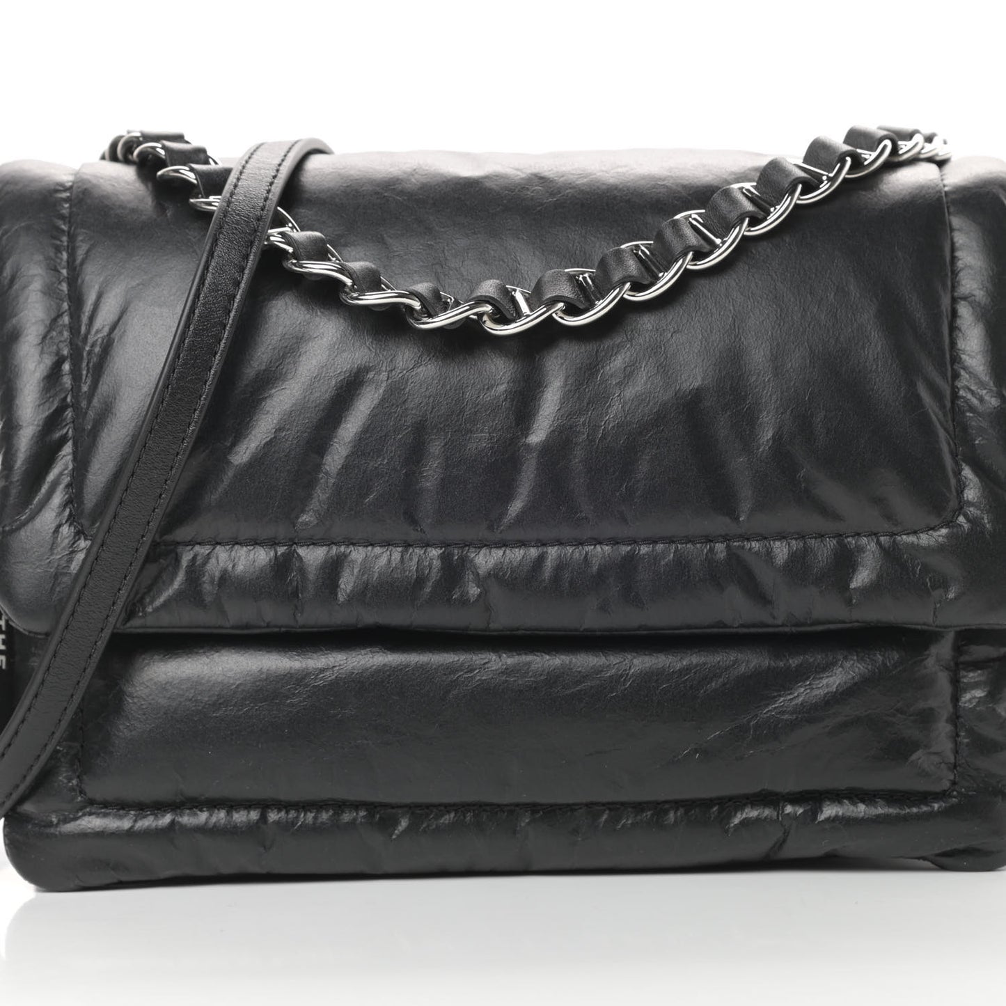 Lambskin The Pillow Bag Black