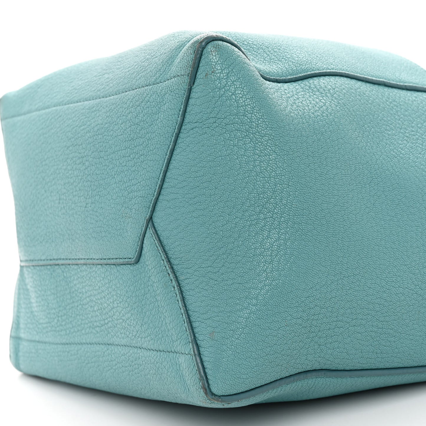 Soft Grained Calfskin Sangle Bucket Bag Antarctic