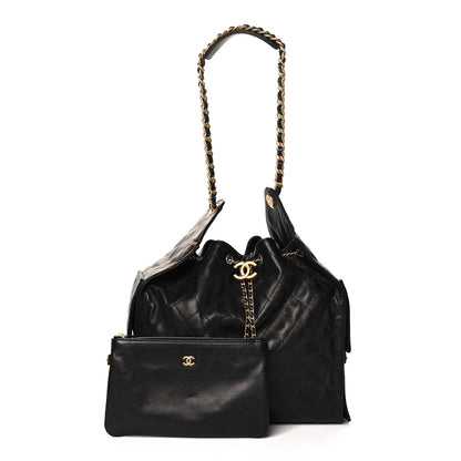 Chanel Caviar Quilted Medium Chanel 25 Handbag Black 3 of 11