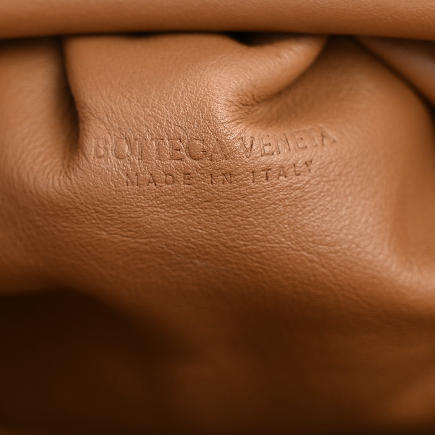 Butter Calfskin The Mini Pouch Camel