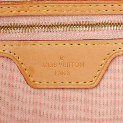 Louis Vuitton Damier Azur Neo Neverfull MM Rose Ballerine 8 of 17