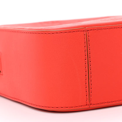 MCM Calfskin Ottomar Monogram Klara Crossbody Bag Hot Coral 9 of 10