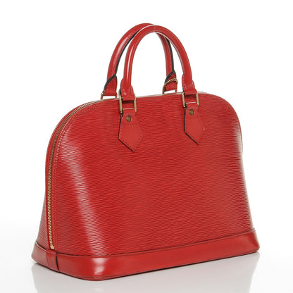 Louis Vuitton Epi Alma PM Castillan Red 3 of 6