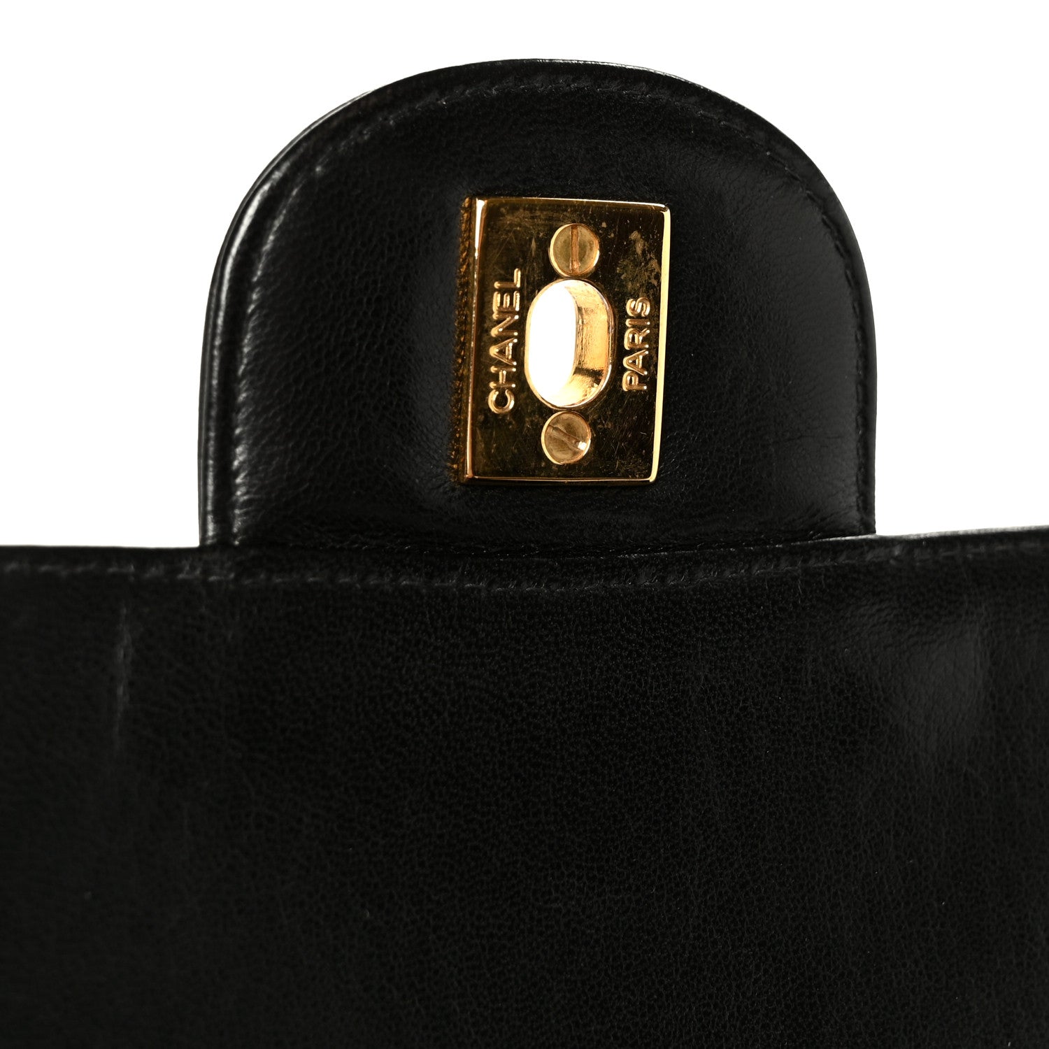 Chanel Lambskin Quilted Jumbo Single Flap Black 7 of 12