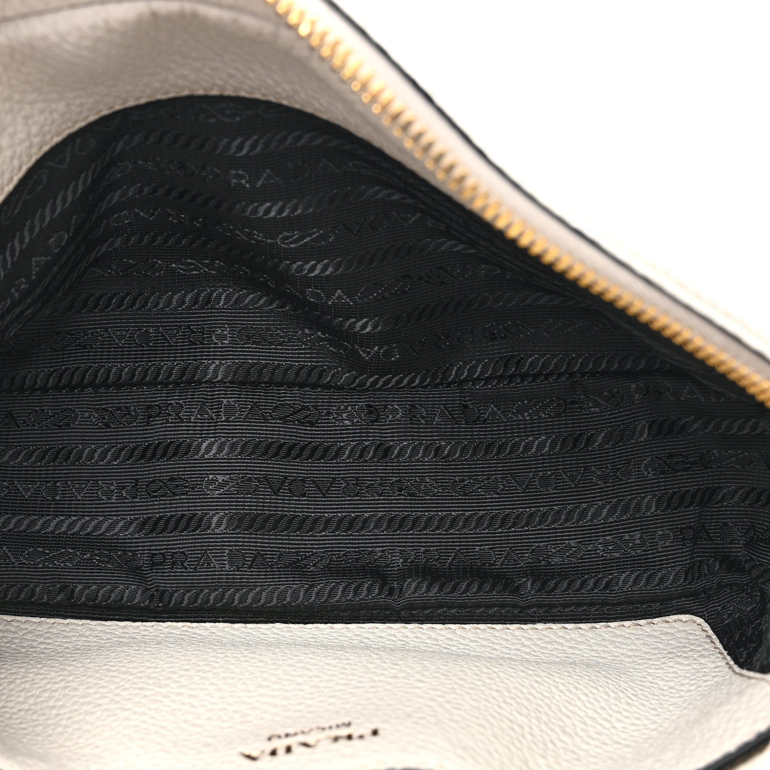 Prada Vitello Phenix Crossbody Bag Talco 5 of 9