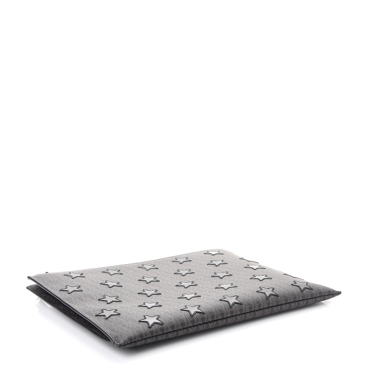 Saint Laurent Nappa Toile Classic Monogram Star Rider iPad Pouch Nero Black Lino 4 of 8