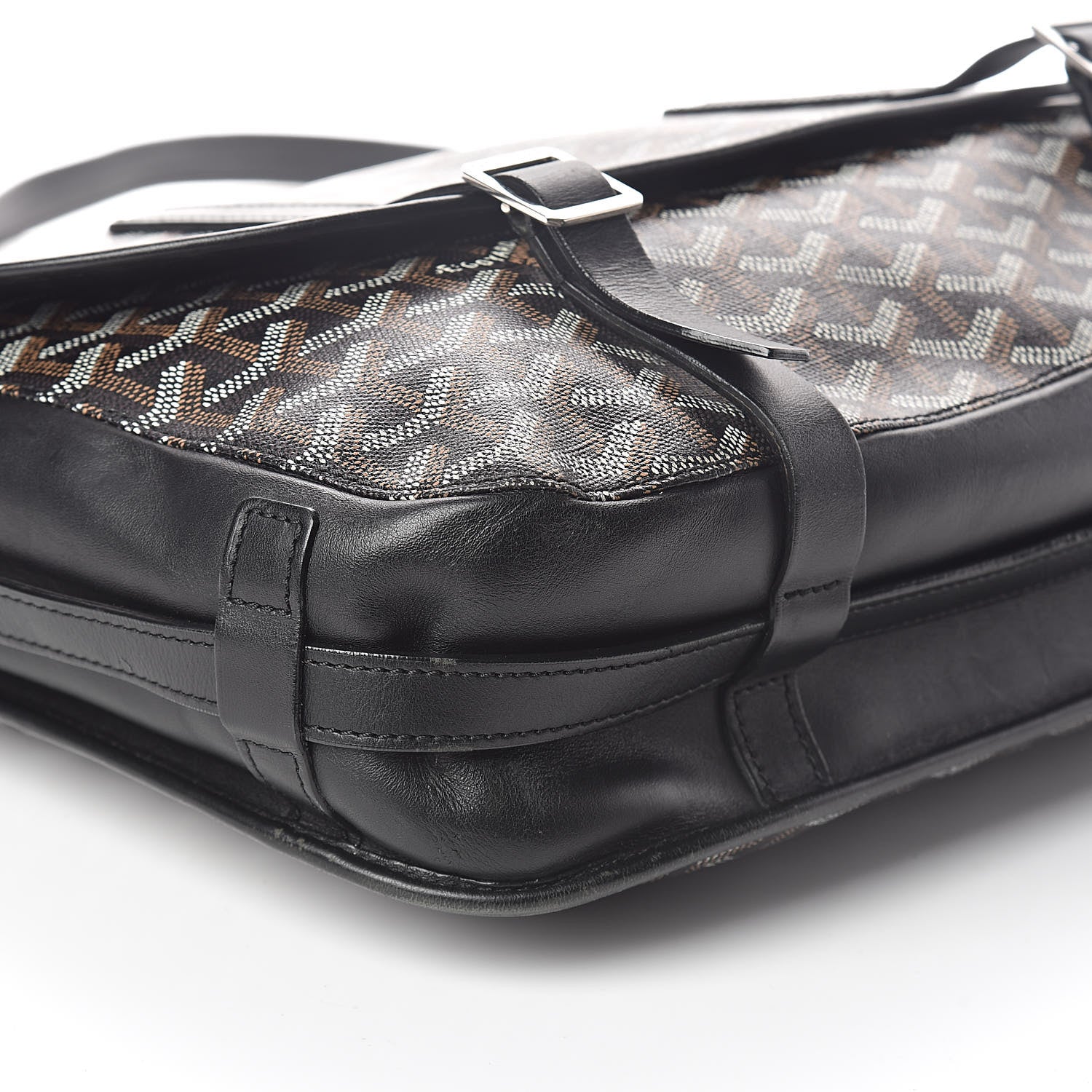 Goyard Goyardine Belvedere GM Messenger Bag Black 8 of 9