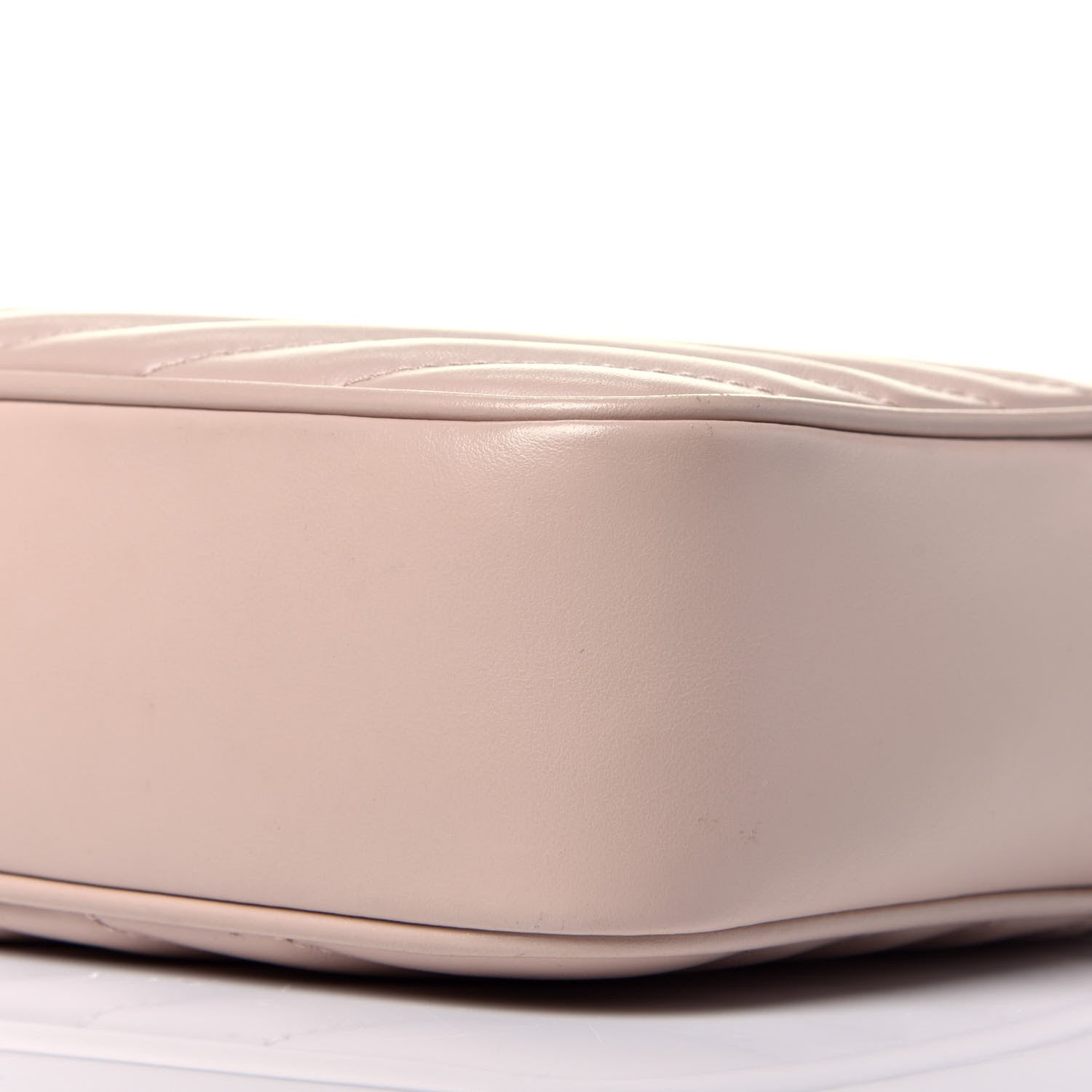 Saint Laurent Calfskin Matelasse Monogram Lou Camera Bag Marble Pink 9 of 9