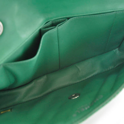 Chanel Calfskin Perforated East West Flap Green 7 of 11