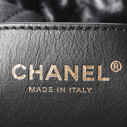 Chanel Shiny Calfskin Quilted Mini Chanel 22 Black 6 of 10