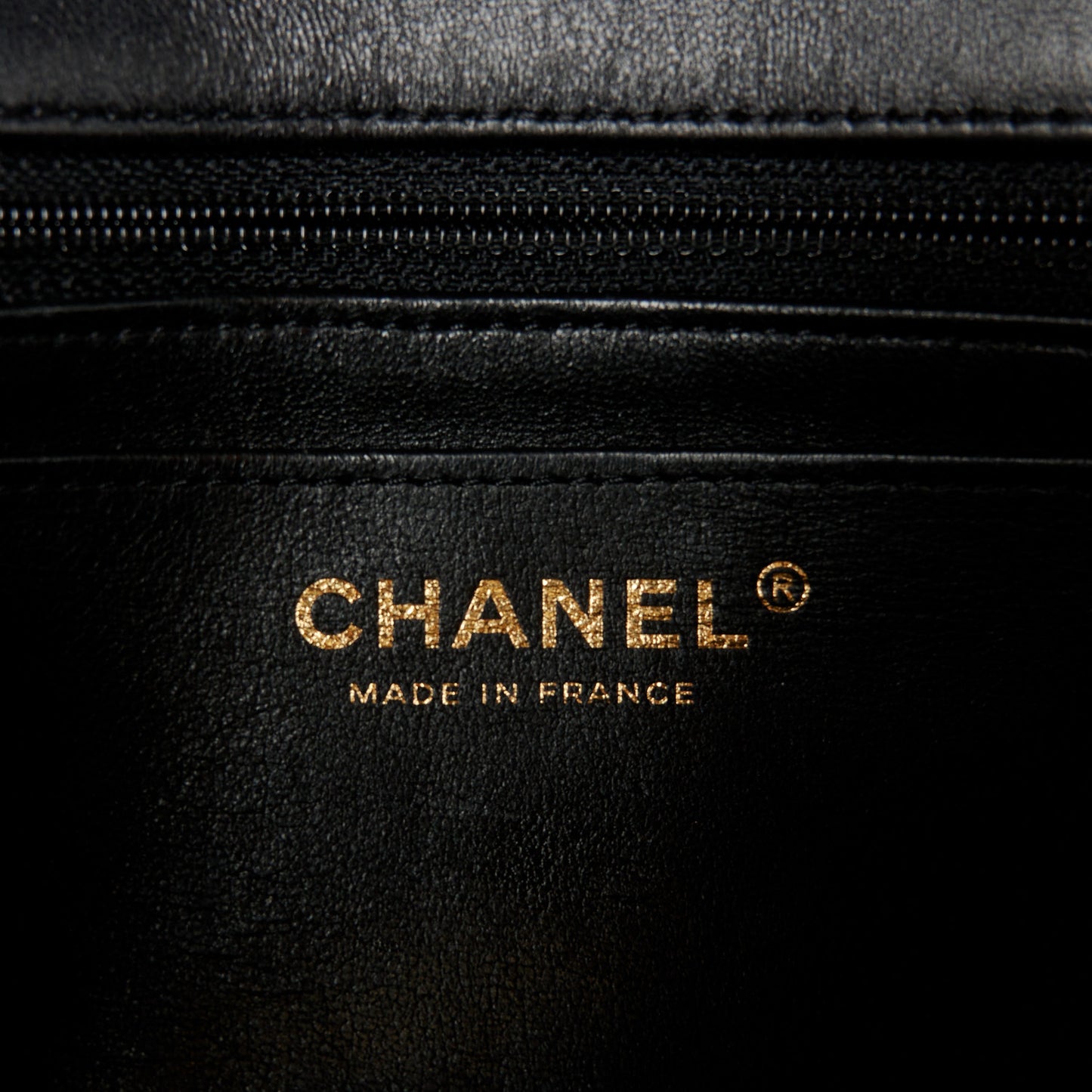 Lambskin Quilted Mini Rectangular Flap Black
