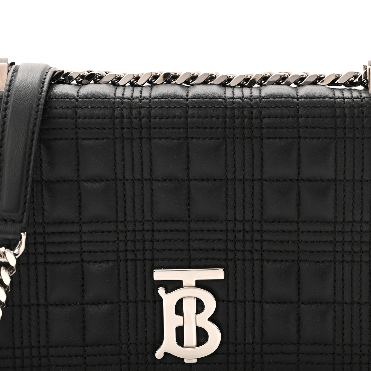 Lambskin Quilted Small Lola Bag Black