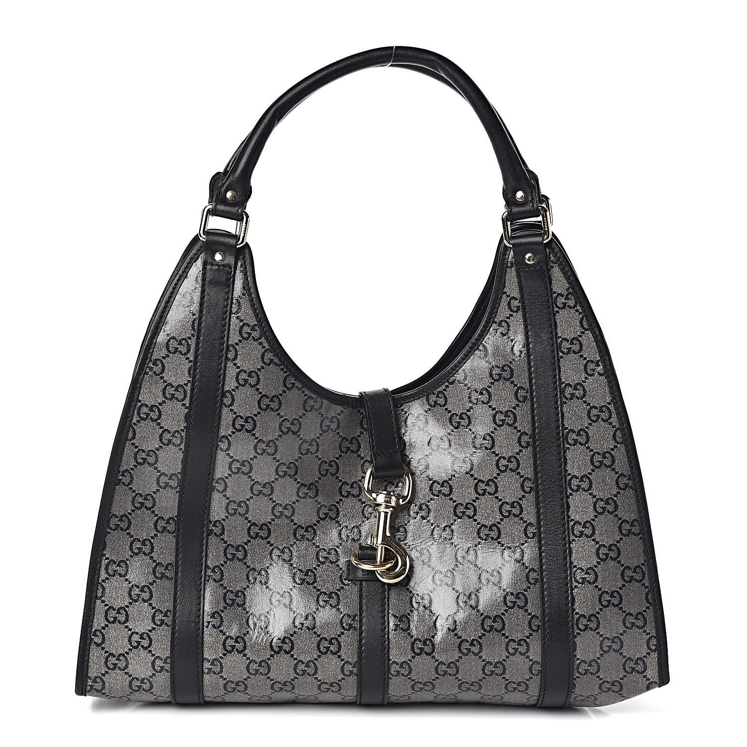 Gucci Crystal Monogram Medium Joy Shoulder Bag Black 1 of 10
