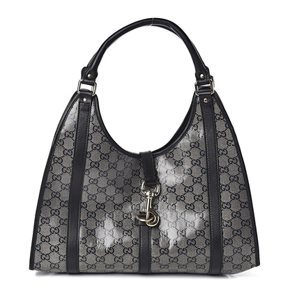 Gucci Crystal Monogram Medium Joy Shoulder Bag Black 1 of 10