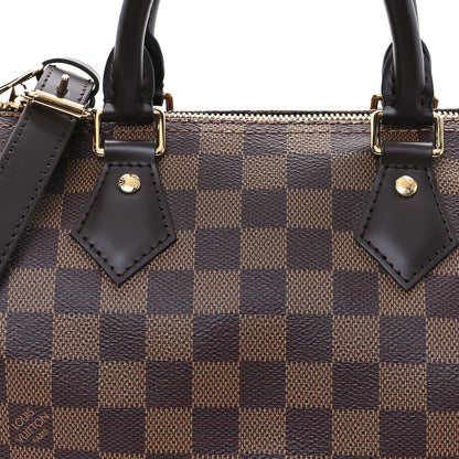 Louis Vuitton Damier Ebene Speedy Bandouliere 25 6 of 9