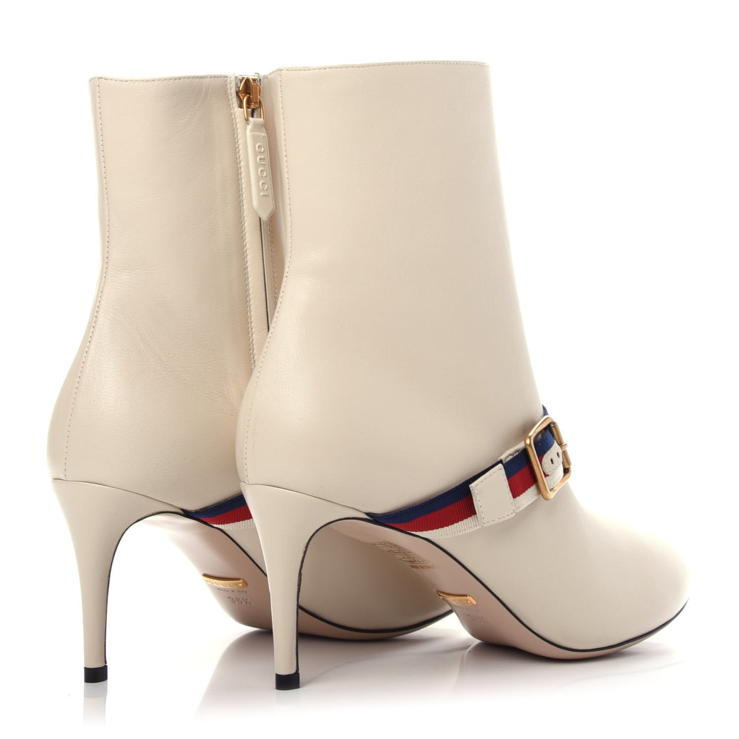 Nappa Sylvie Ankle Boots 38.5 Mystic White