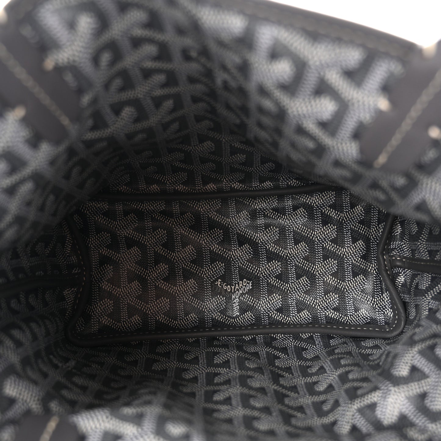 Goyardine Reversible Mini Anjou Grey