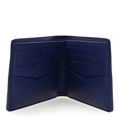 Louis Vuitton Cowhide Monogram Bandana Slender Wallet Blue 5 of 6
