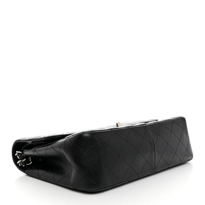 Chanel Caviar Quilted Jumbo Double Flap Black 4 of 10