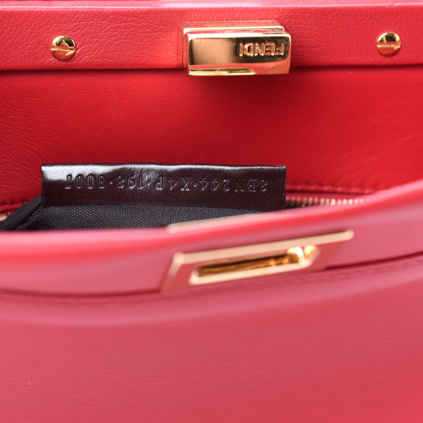 Nappa Mini Peekaboo Iconic Satchel Fragola