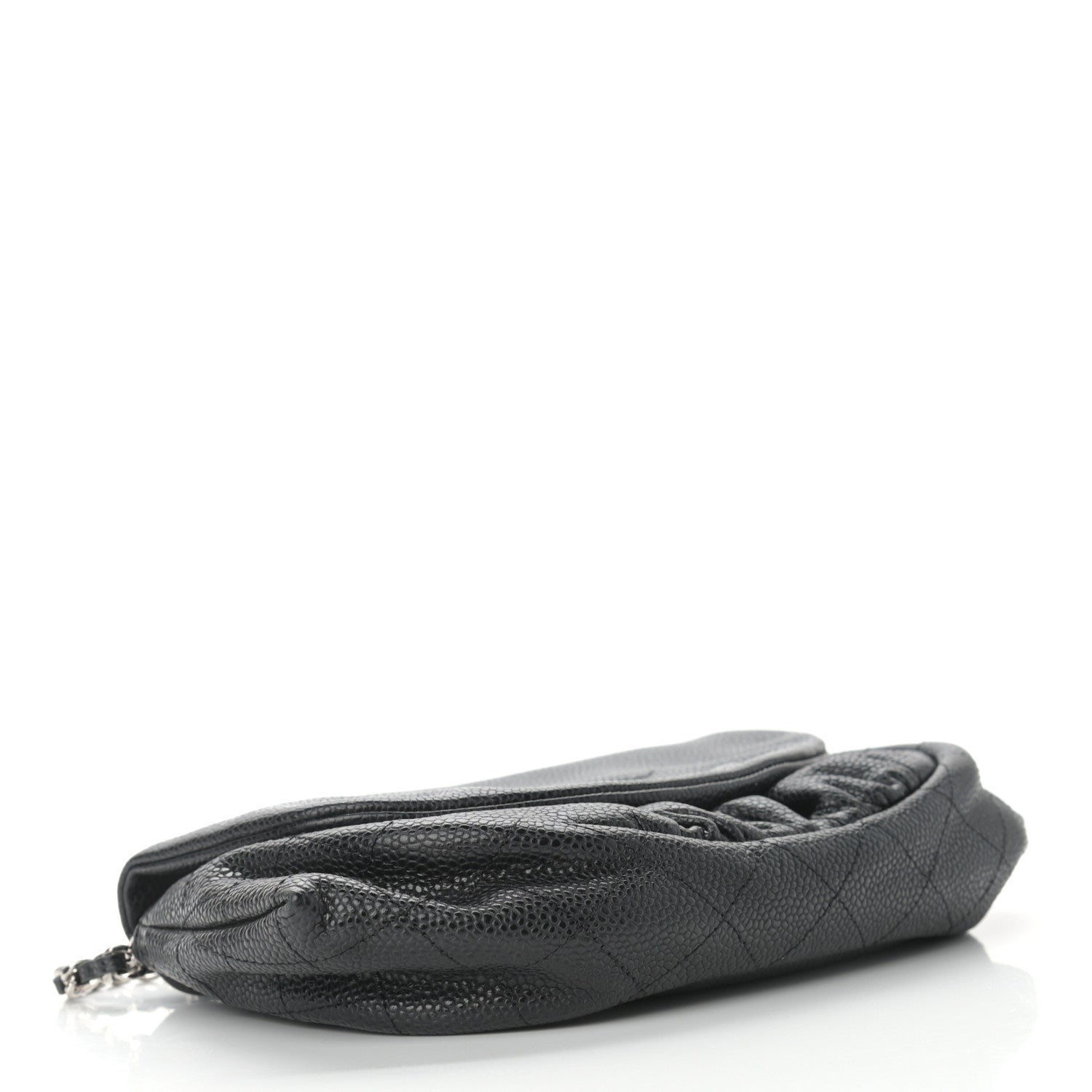 Chanel Caviar Half Moon Wallet On Chain WOC Black 4 of 10