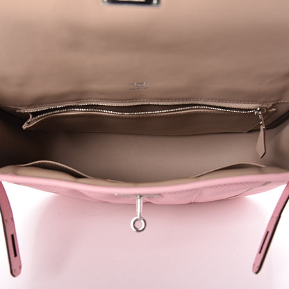 Hermes Veau Swift Sac Berline 28 Rose Sakura Argile 5 of 11