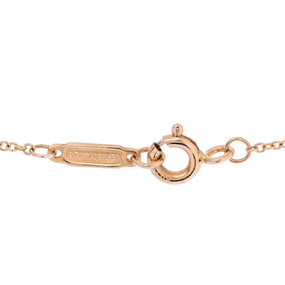 Tiffany 18K Yellow Gold Diamond Atlas Pierced Key Pendant Necklace 5 of 6