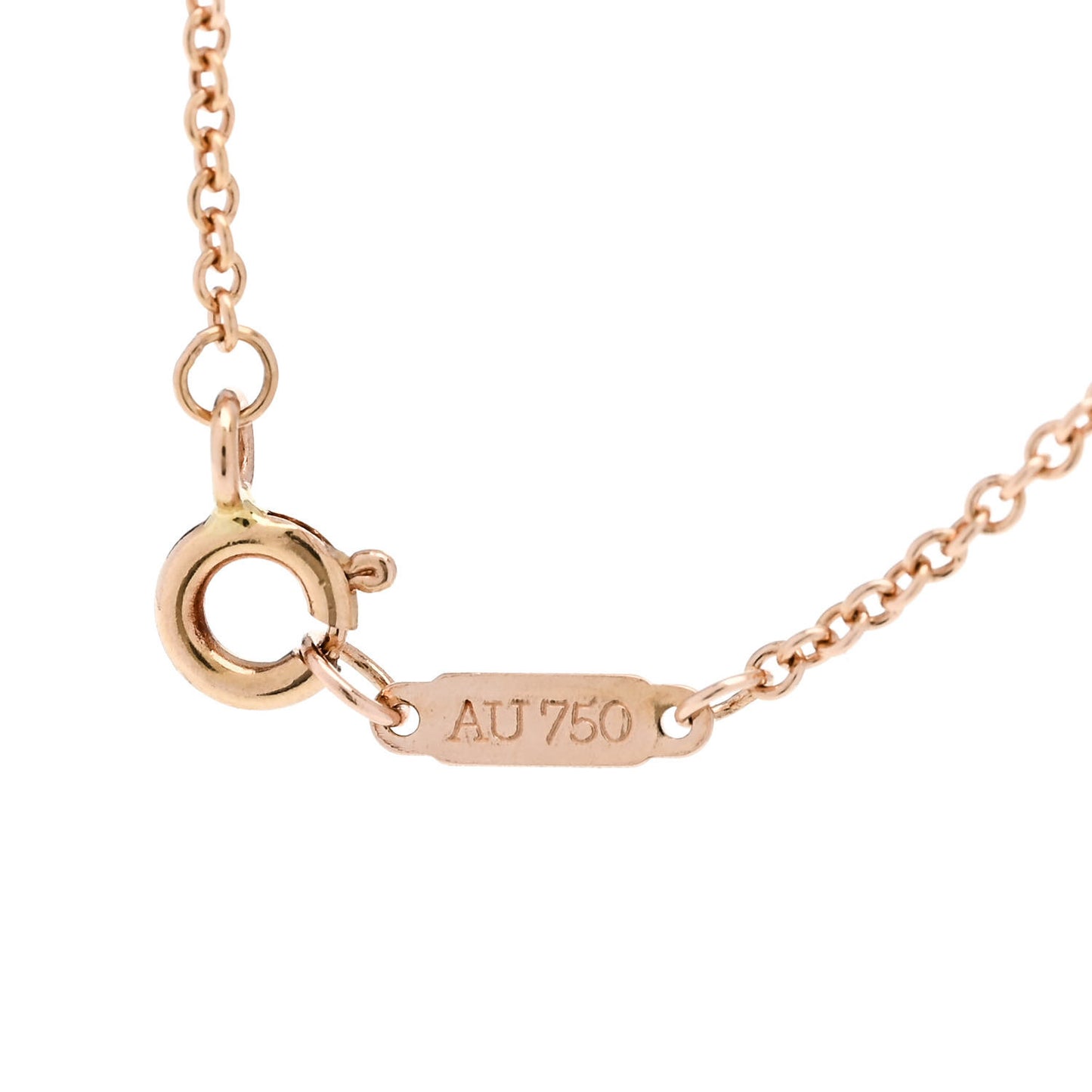 18K Rose Gold Diamond T Double Chain Bracelet