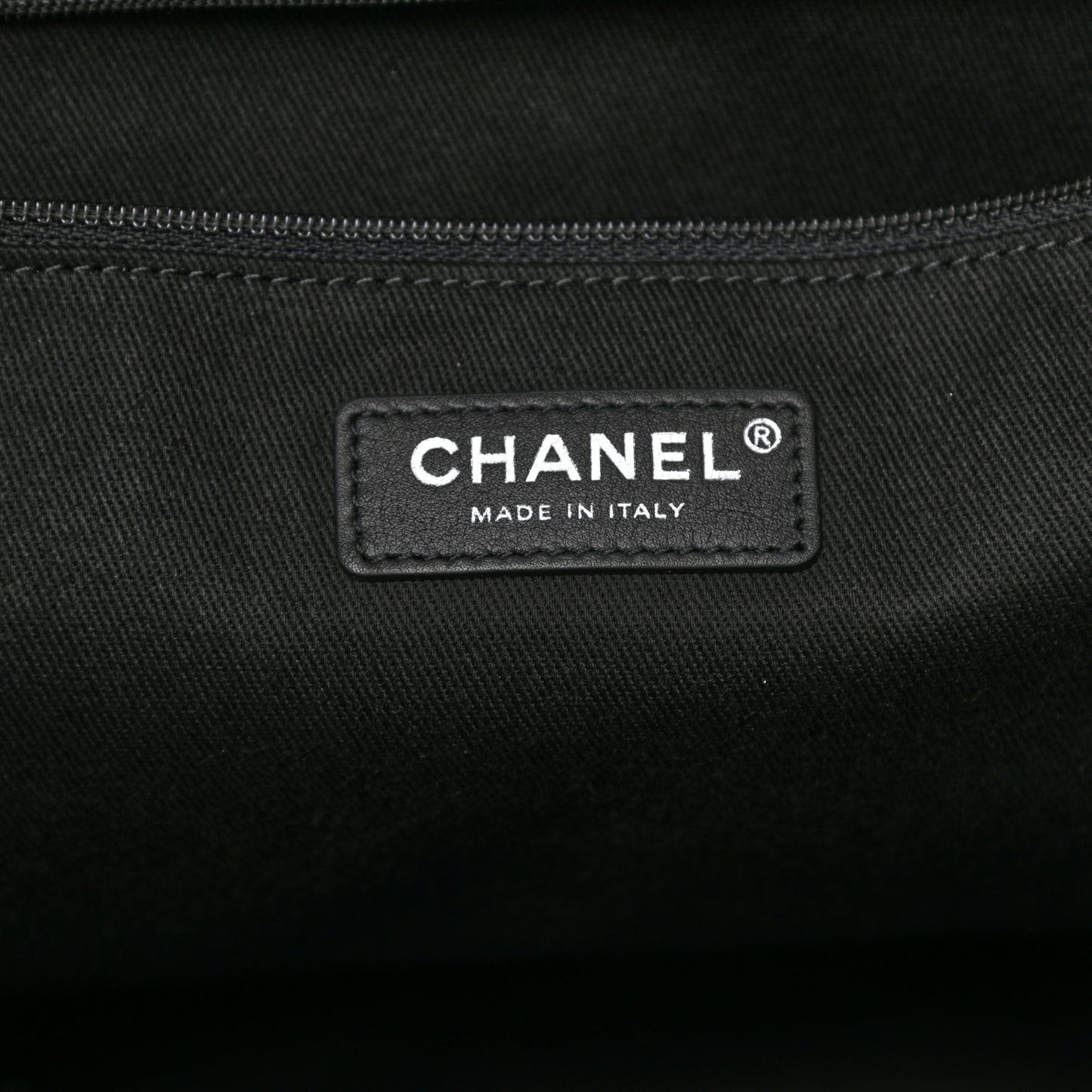 Canvas Extra Large Double Face Shopping Tote Black