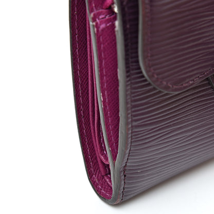Louis Vuitton Epi Joey Wallet Cassis 16 of 18
