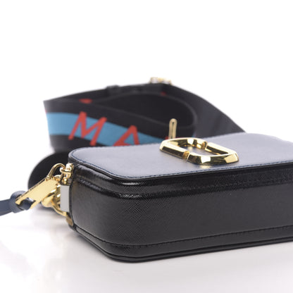 Marc Jacobs Saffiano Small Snapshot Camera Bag Navy Multicolor 8 of 9