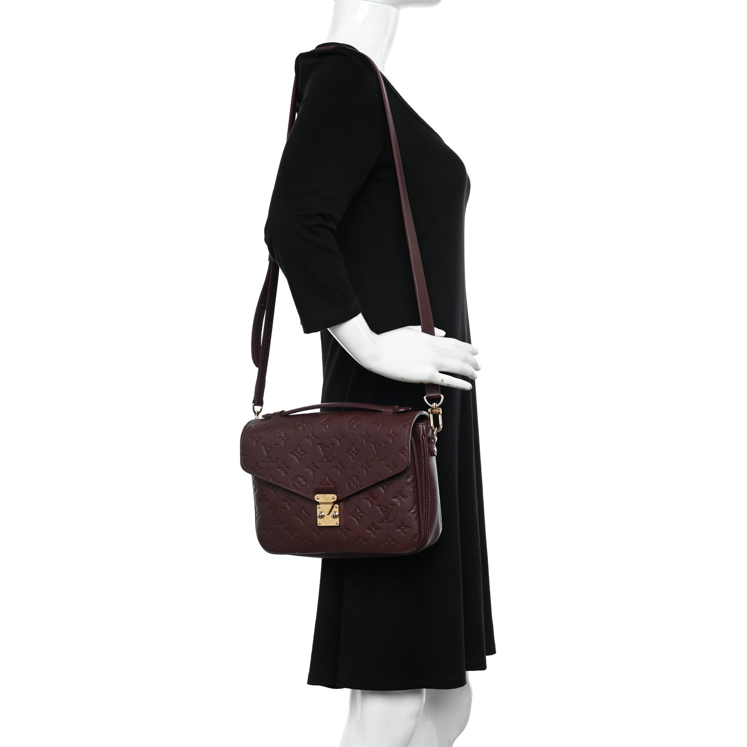 Louis Vuitton Empreinte Pochette Metis Wine 2 of 12