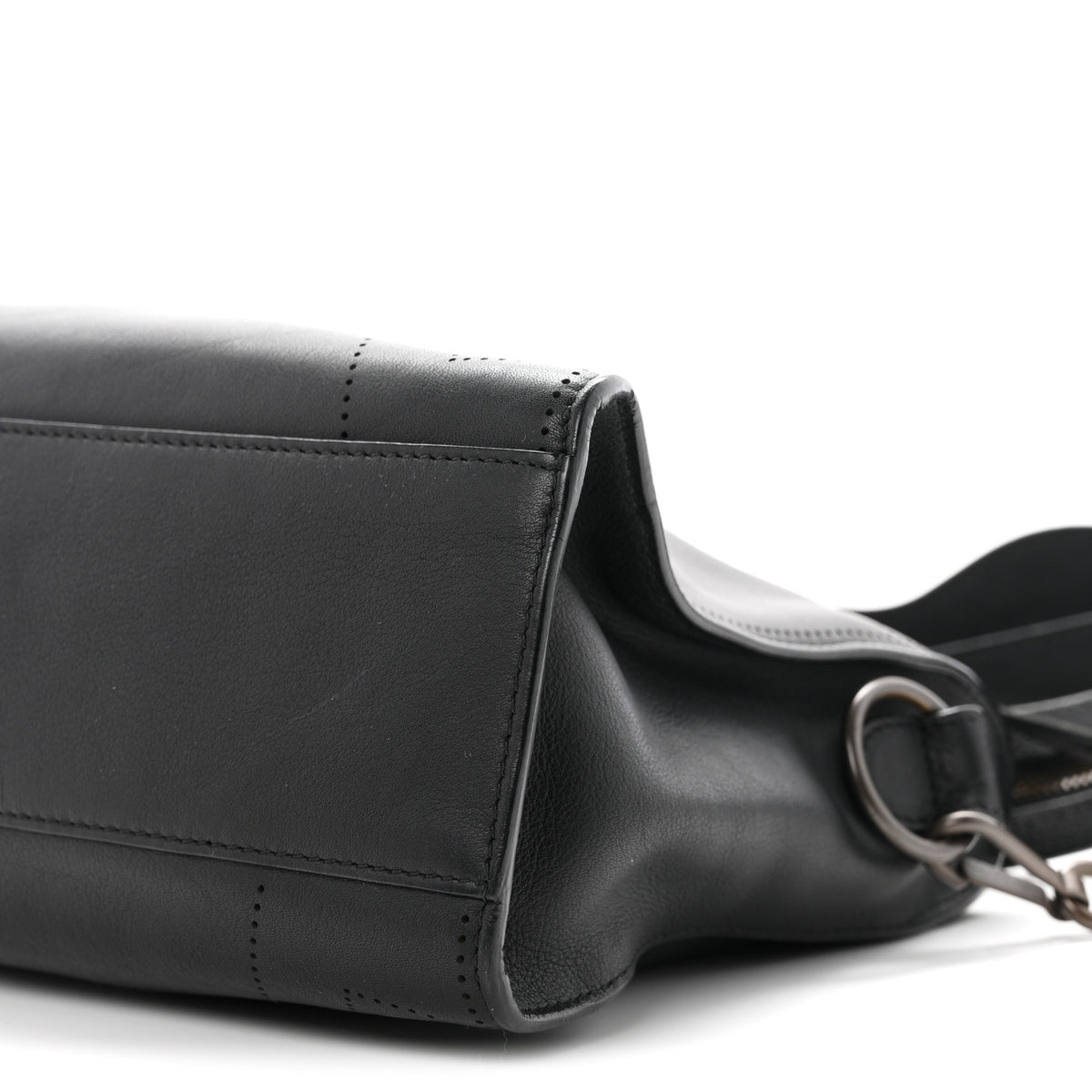 Veau Soyeux Perforated Blackout Hardware S City Black