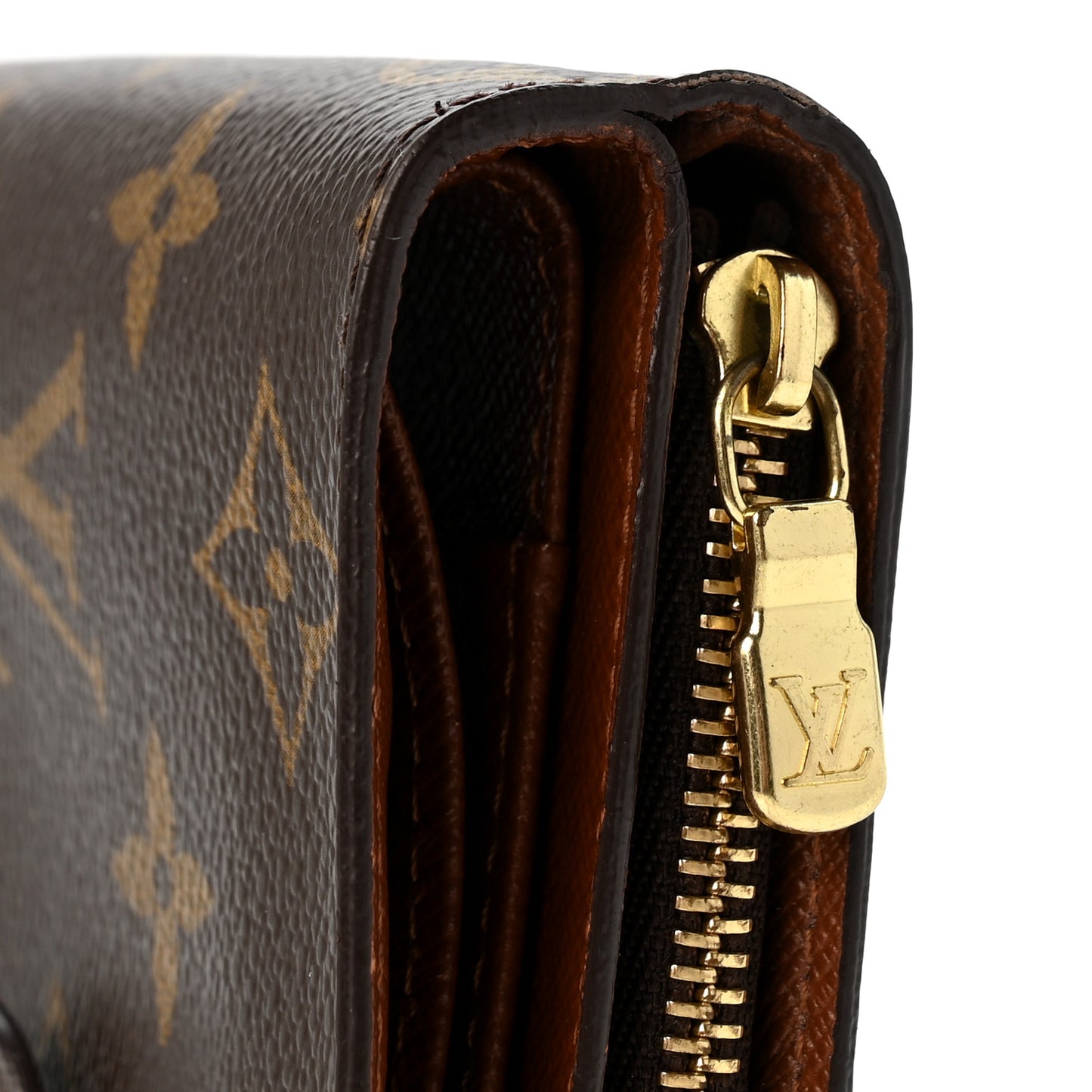 Monogram Compact Zippe Zipped Wallet