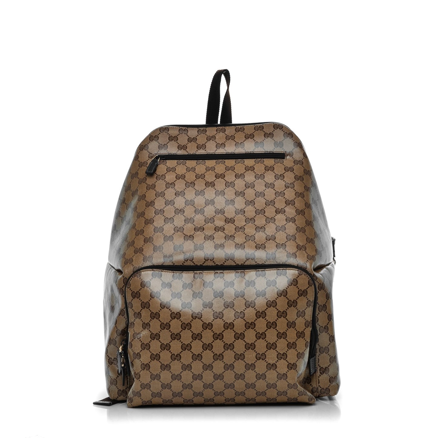 Crystal Monogram Backpack Dark Brown