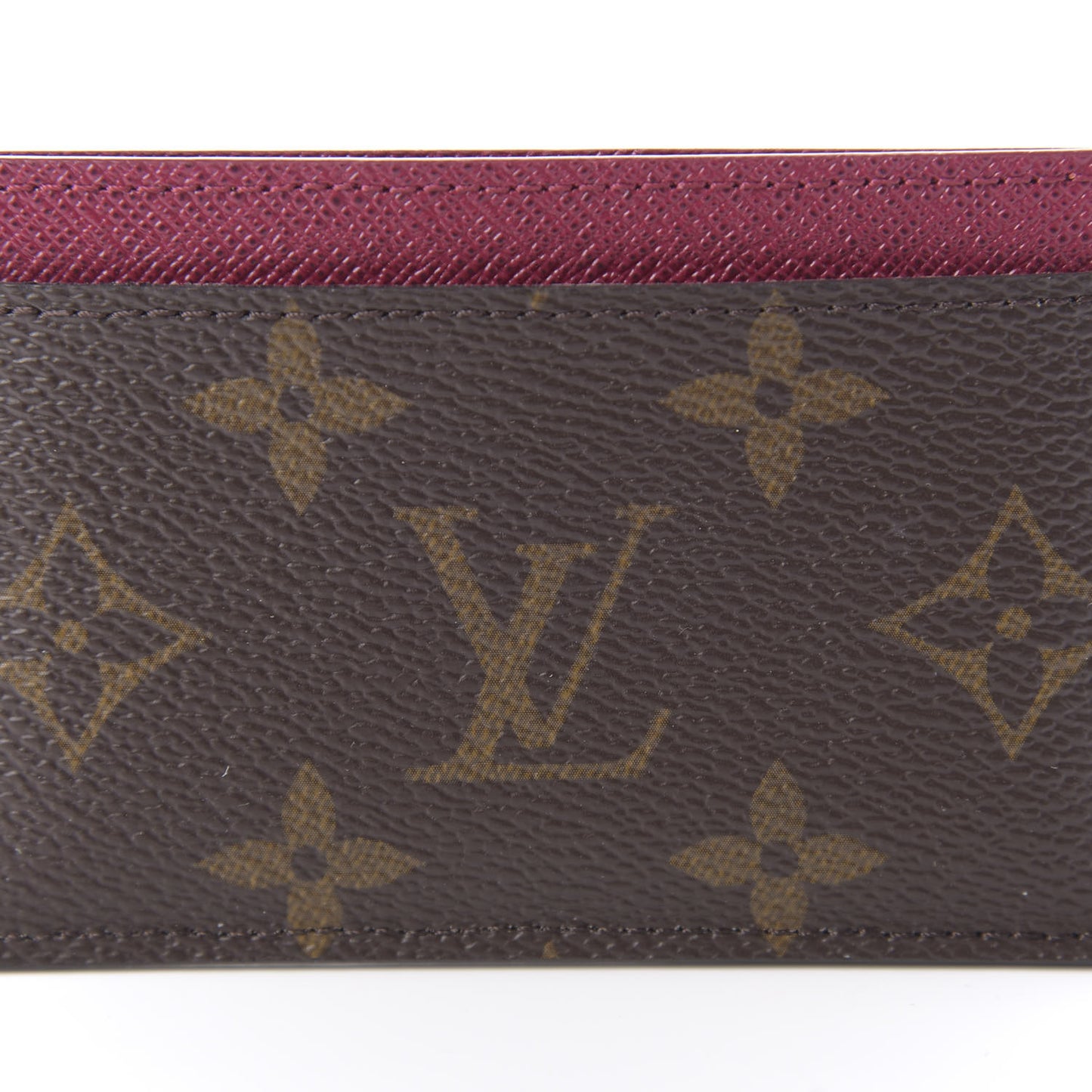 Monogram Card Holder Fuchsia