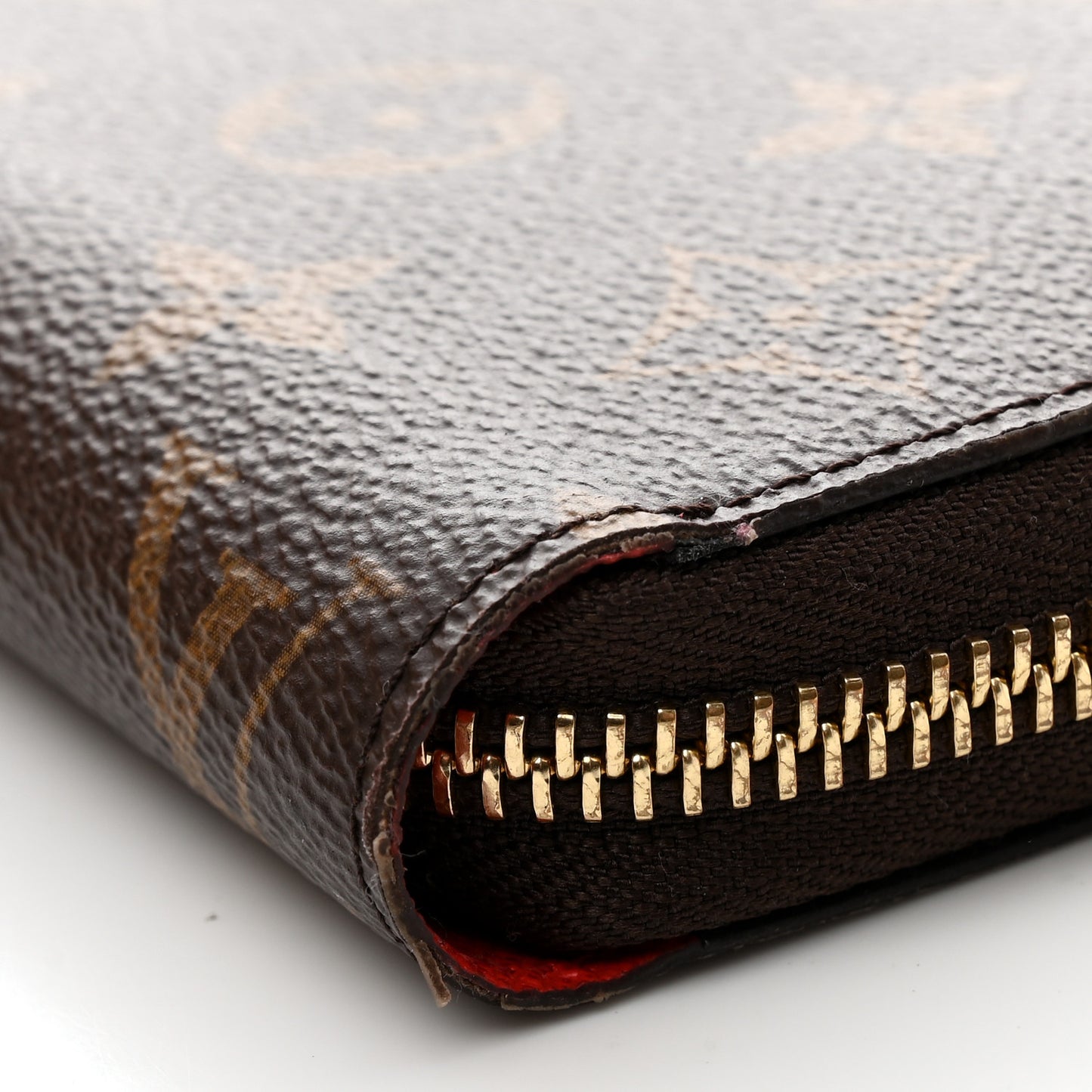 Monogram Zippy Wallet Coquelicot