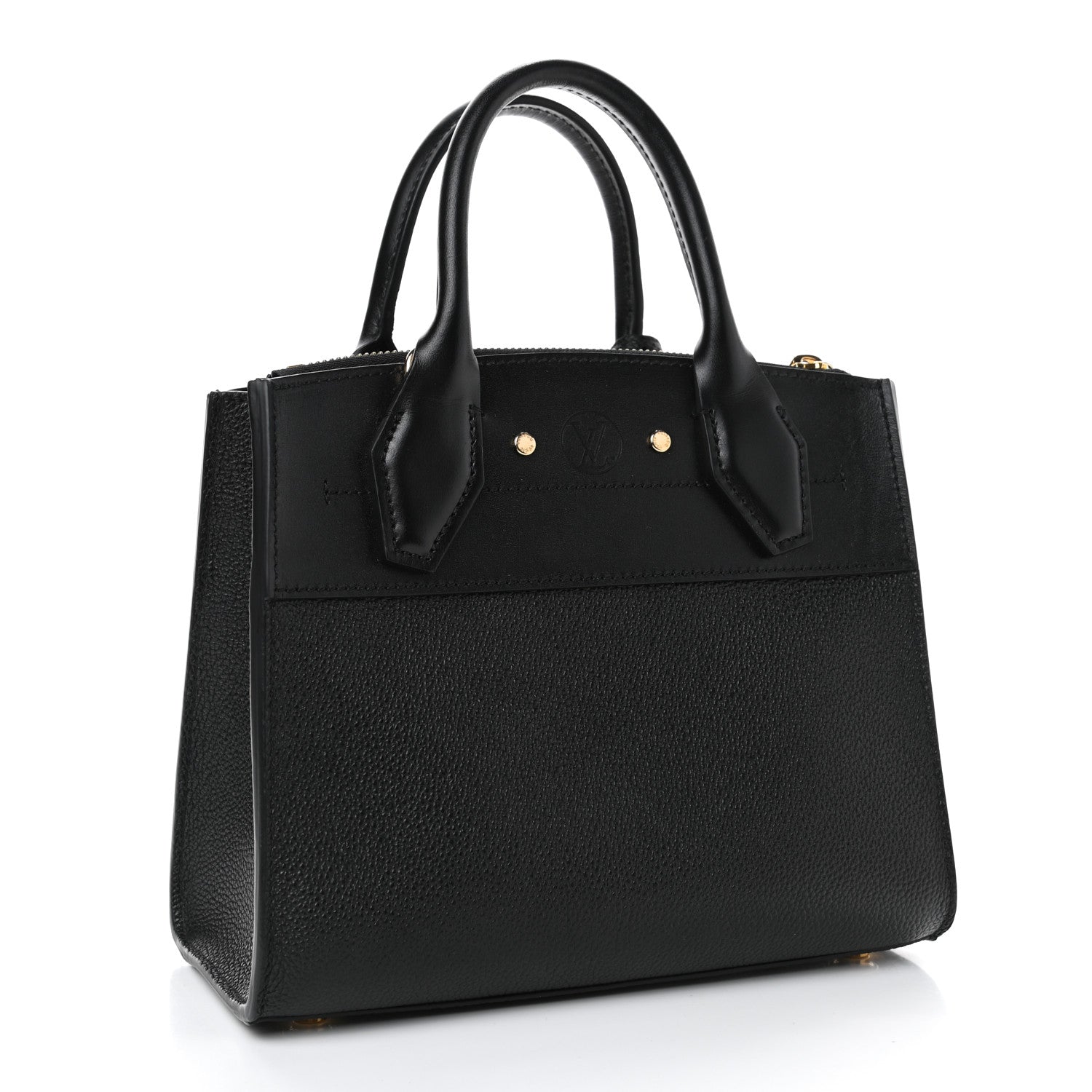 Louis Vuitton Calfskin City Steamer Mini Black 2 of 4