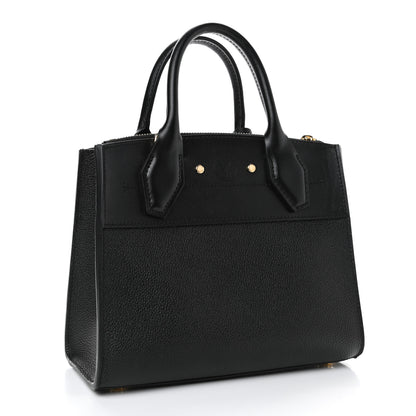 Louis Vuitton Calfskin City Steamer Mini Black 2 of 4