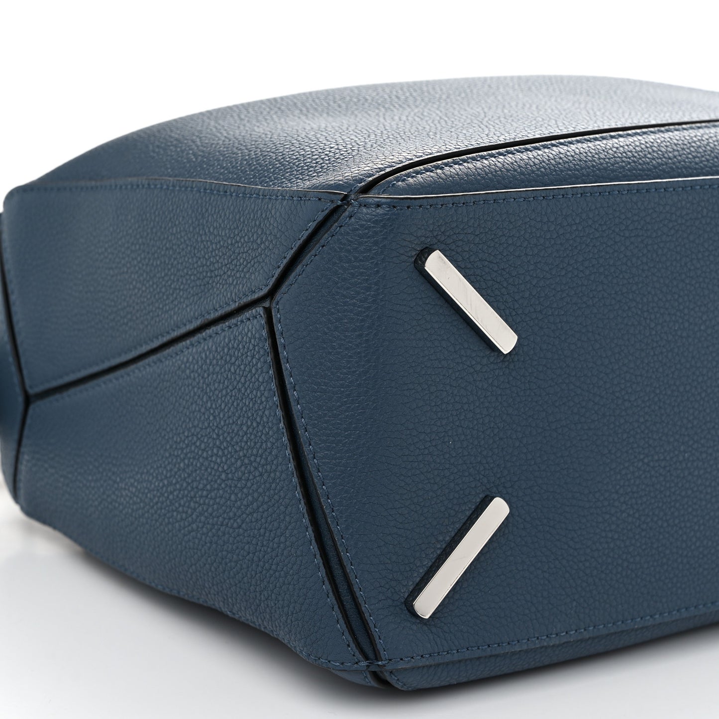 Calfskin Medium Puzzle Bag Dark Blue