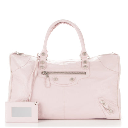 Balenciaga Agneau Giant 12 Silver Hardware Work Rose Poudre Rose Petunia 1 of 7