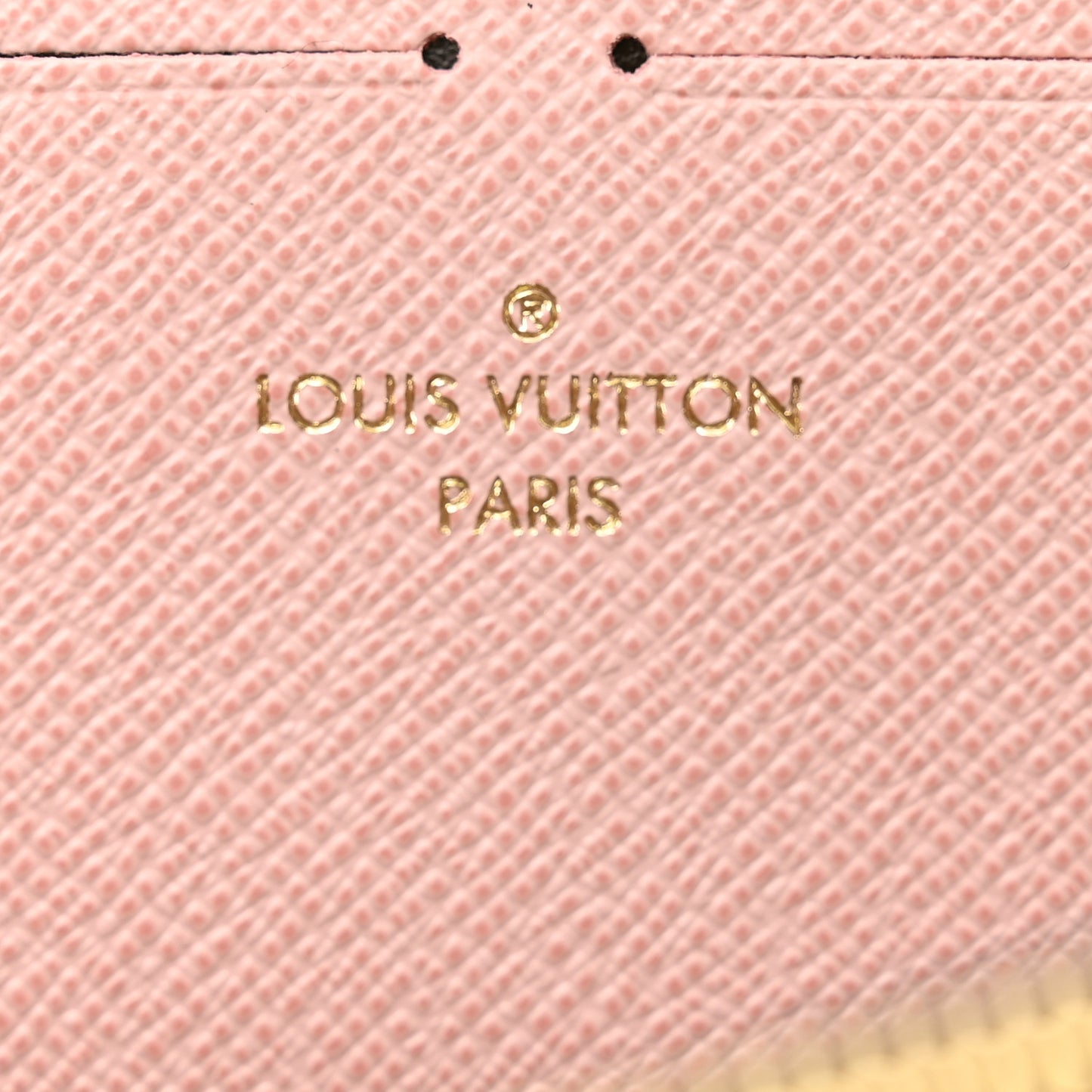 Damier Ebene Clemence Wallet Rose Ballerine